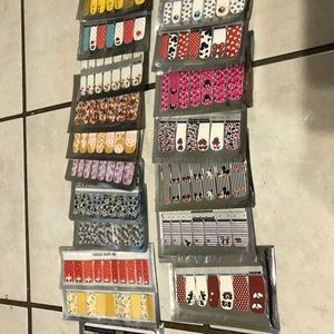 Variety bundle nails strips 5 sets